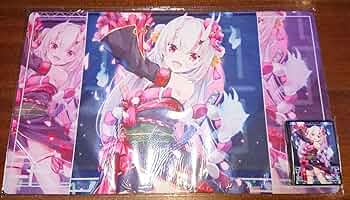 ホロライブ 百鬼あやめ プレイマット&スリーブセット(初期版) Amazon.co.jp: ホロライブ 百鬼あやめ スリーブ プレイマット
